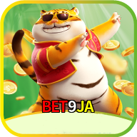 Imagem promocional da BET9JA mostrando a plataforma e suas vantagens